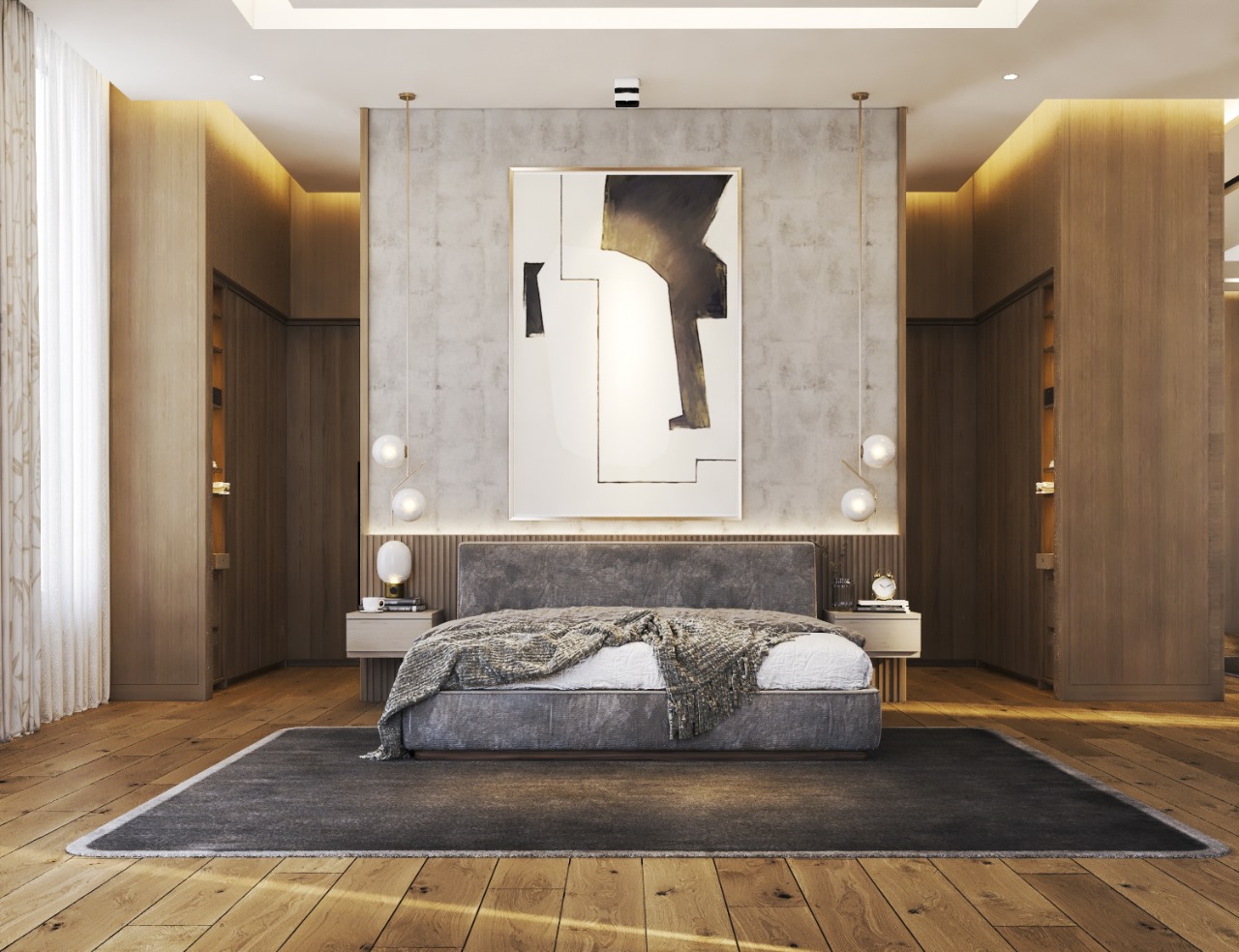 مشاريعنا ديكورات غرف نوم تصميم حدائق الامارات ديكوراتيك